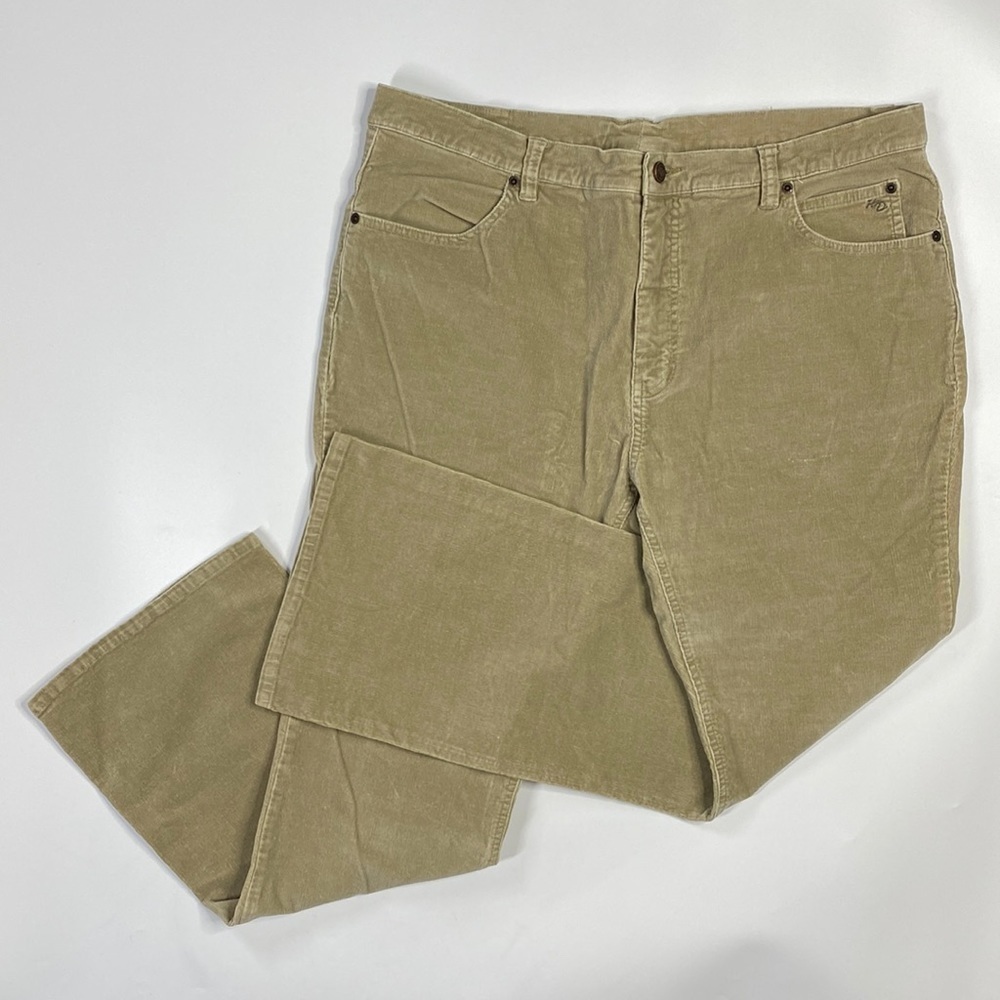 Vintage Harley Davidson Tan Corduroy Pants 2003 Size 18